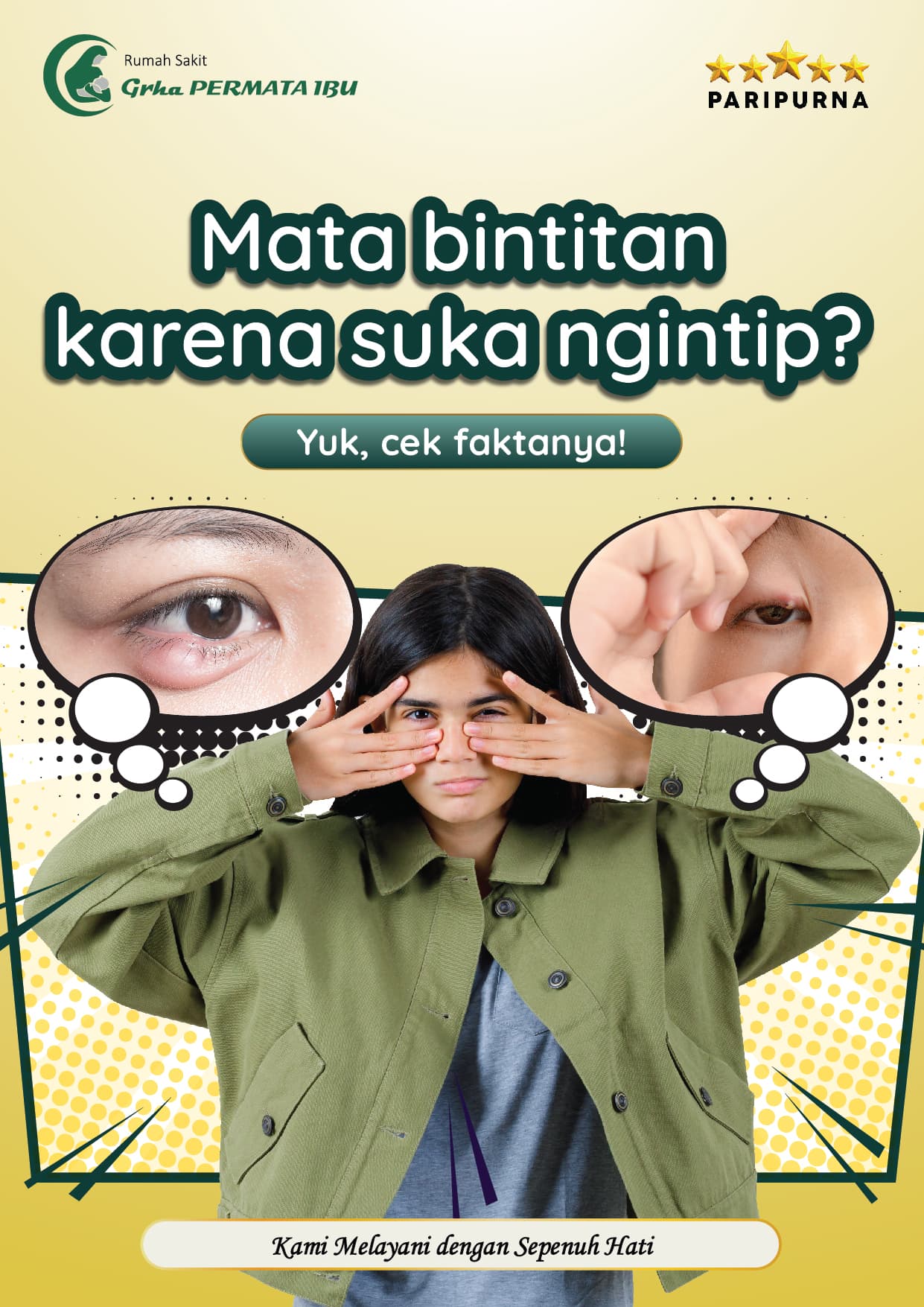 Mata bintitan karena suka ngintip? Yuk cek faktanya!